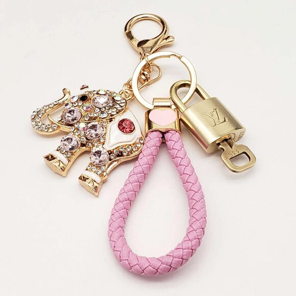 Authentic Louis Vuitton Lock & Key with unbranded Bagcharm, Keycharm, Keychain - Picture 6 of 10
